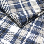 TKANINA OBICIOWA CHARLES TARTAN  OCEAN (KRATA GRANATOWA)