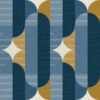 Tkanina obiciowa Artdeco blue