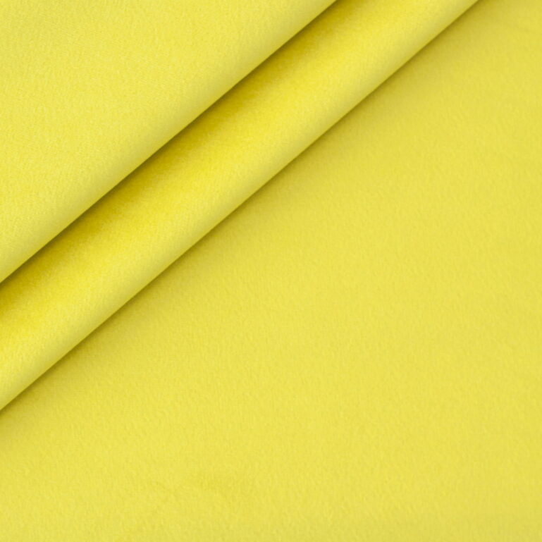Dzianina obiciowa Rivera Velvet yellow - obrazek 2