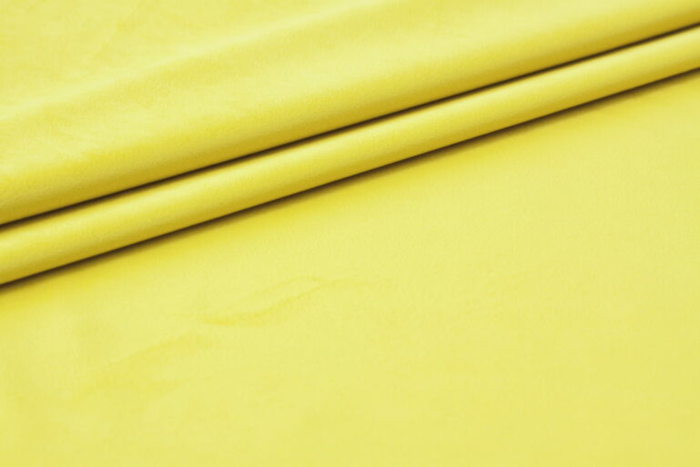 Dzianina obiciowa Rivera Velvet yellow - obrazek 3