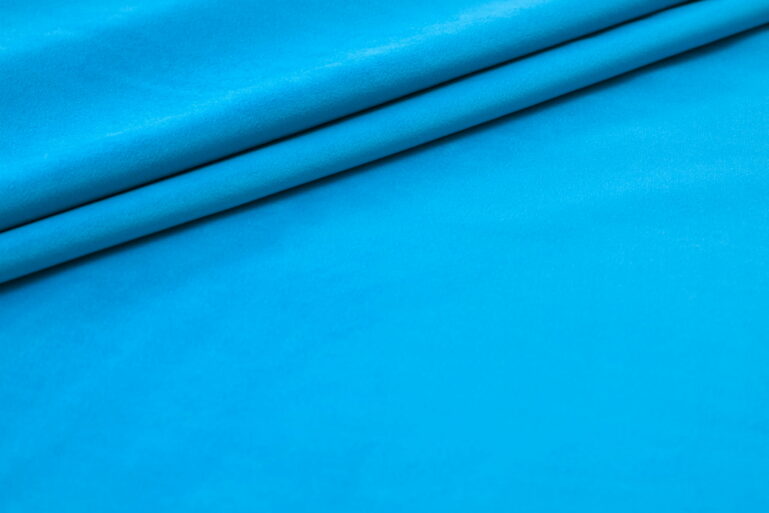 Dzianina obiciowa Rivera Velvet blue - obrazek 3