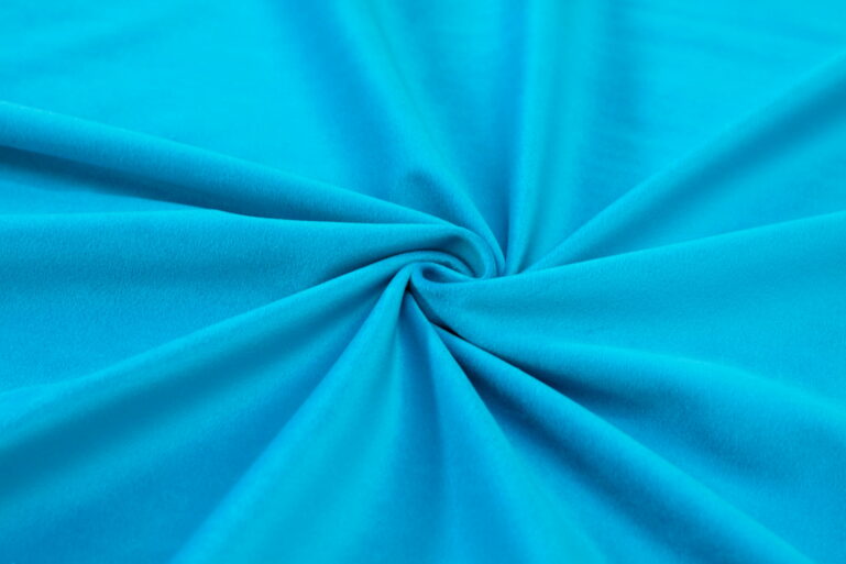 Dzianina obiciowa Rivera Velvet blue - obrazek 4