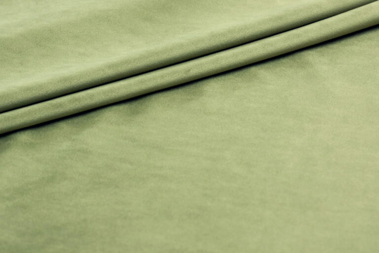 Dzianina obiciowa Rivera Velvet olive green - obrazek 3