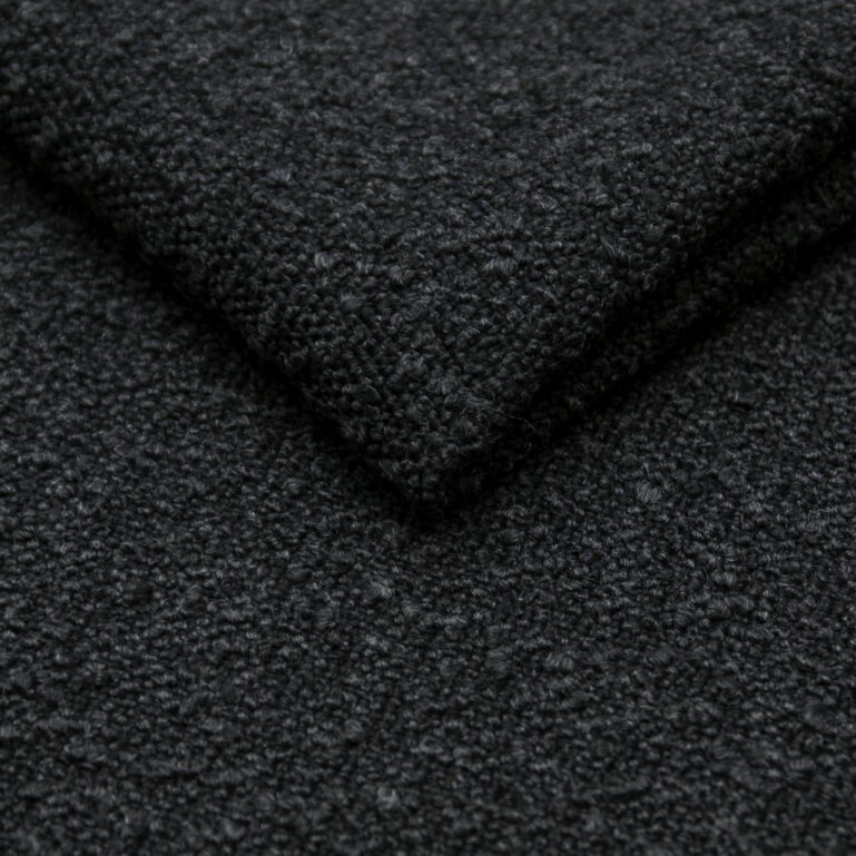 Tkanina obiciowa na meble najmocniejsza bukla Pecora black (bouclé )