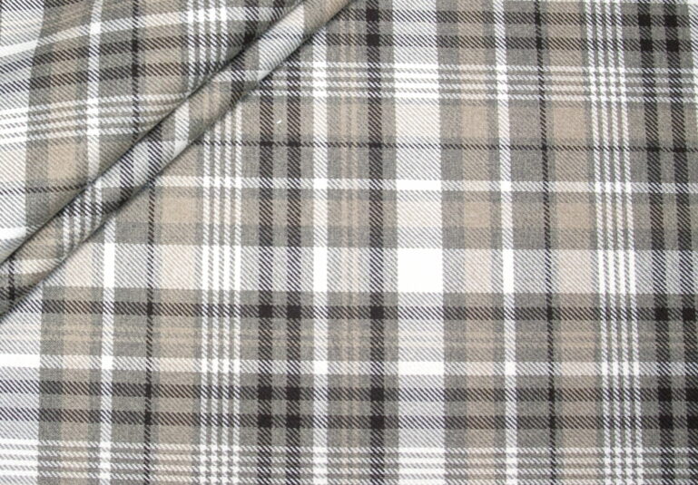 Tkanina obiciowa na meble Charles Tartan  brown - obrazek 4