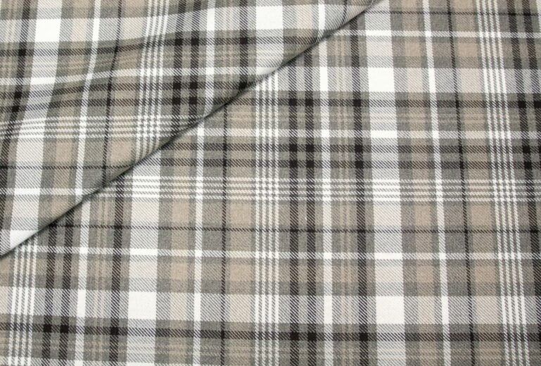 Tkanina obiciowa na meble Charles Tartan  brown - obrazek 6
