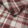 Tkanina obiciowa na meble Charles Tartan  marsala (krata bordo)
