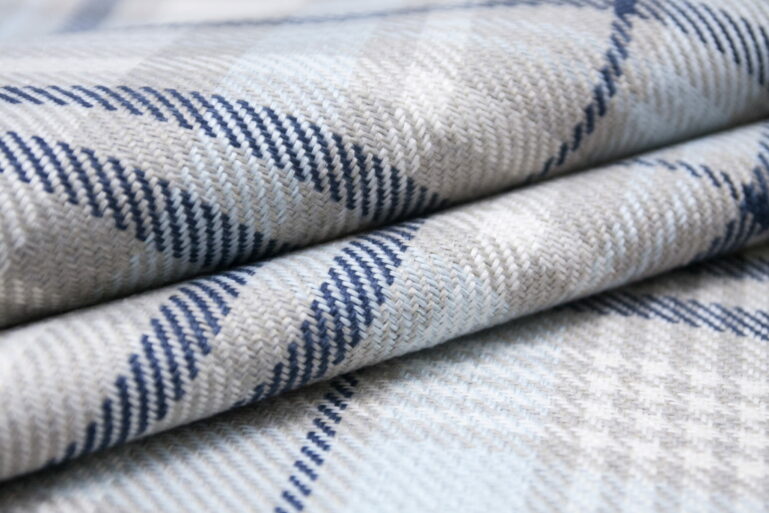Tkanina obiciowa na meble Charles Tartan  sand - obrazek 3