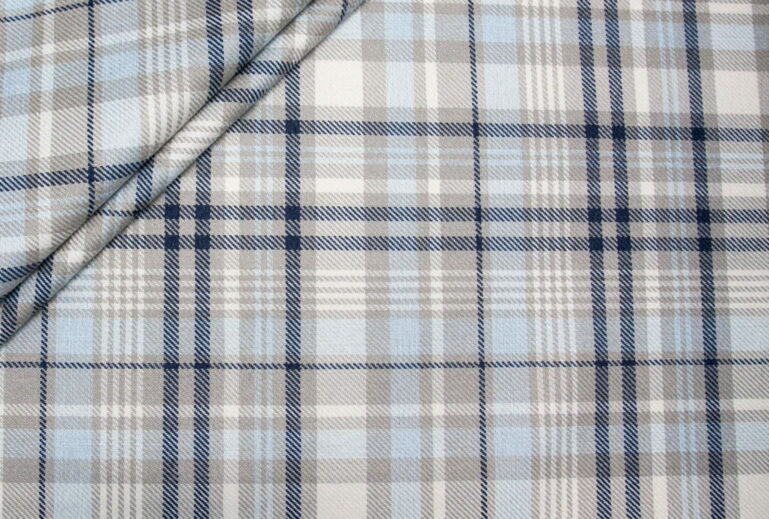 Tkanina obiciowa na meble Charles Tartan  sand - obrazek 4
