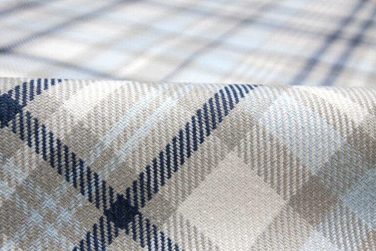Tkanina obiciowa na meble Charles Tartan  sand - obrazek 5