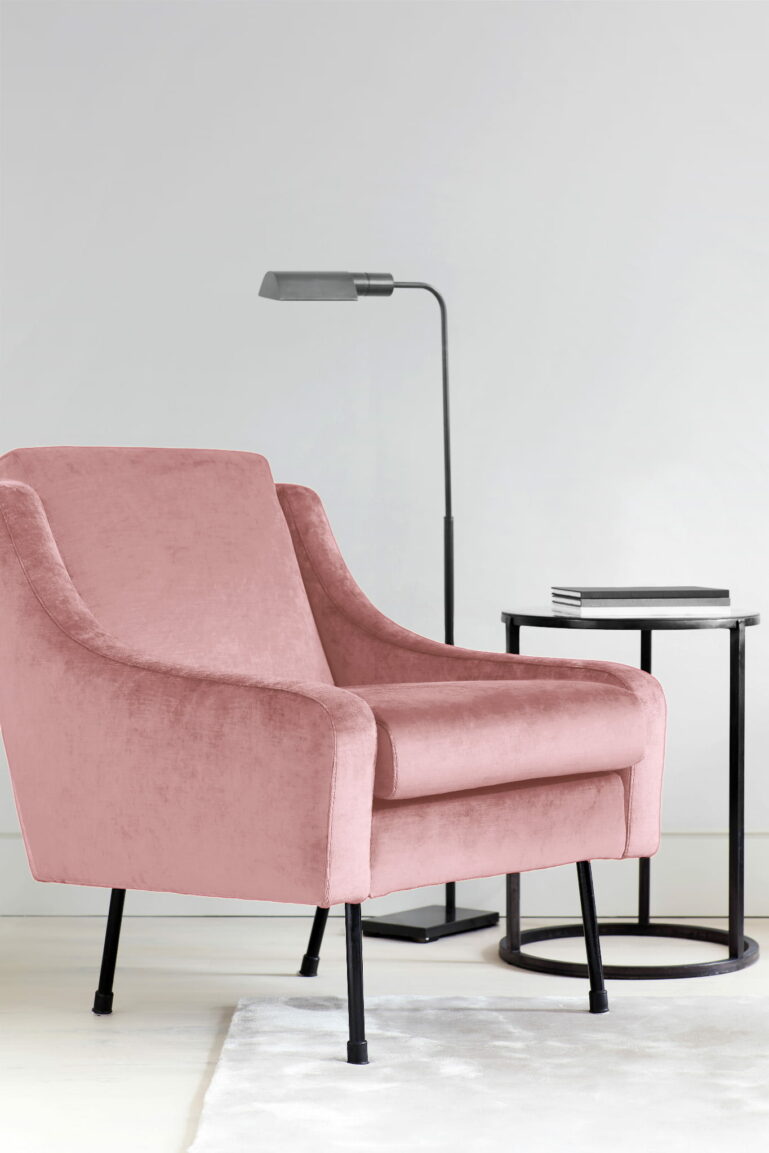 Tkanina tapicerska Matt Velvet 63 rose pink - obrazek 6