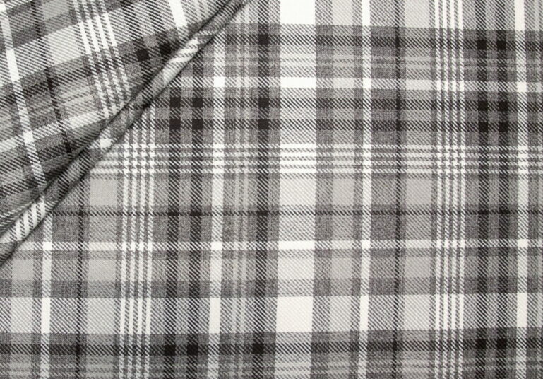 Tkanina obiciowa na meble Charles Tartan  mouse - obrazek 5