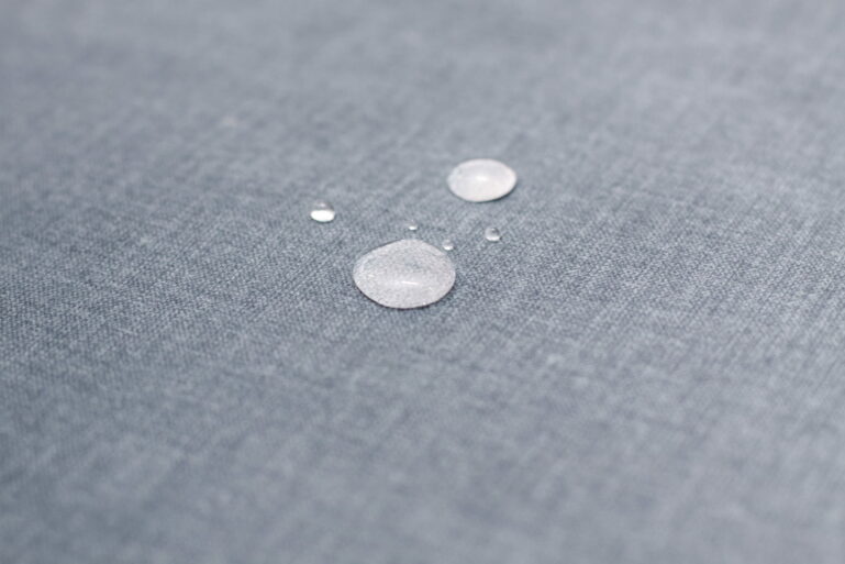 Tkanina obiciowa Fancy 85 jasny szary WATER REPELLENT - obrazek 4