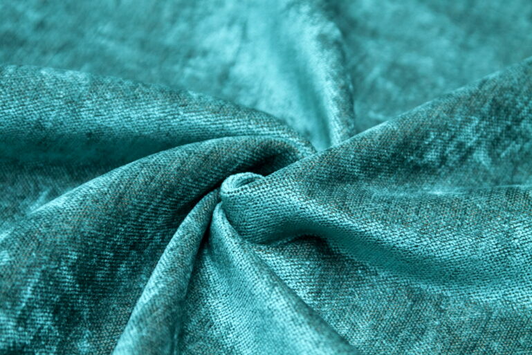 Tkanina obiciowa szenilowa Elegante Turquoise - obrazek 5