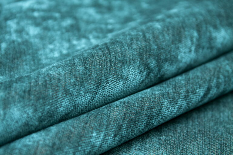 Tkanina obiciowa szenilowa Elegante Turquoise - obrazek 3