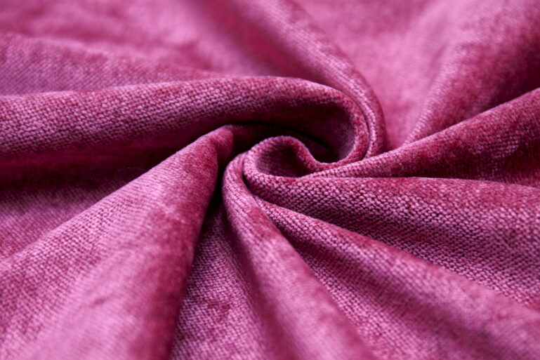 Tkanina obiciowa szenilowa Elegante Fuchsia - obrazek 4