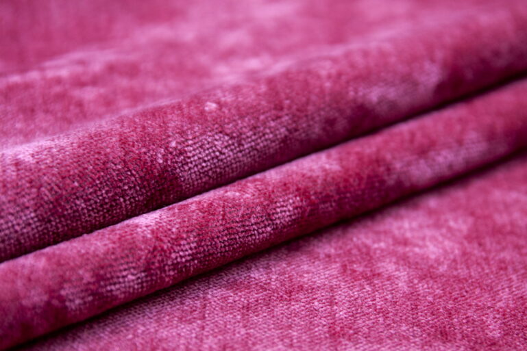 Tkanina obiciowa szenilowa Elegante Fuchsia - obrazek 3