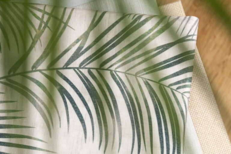 Tkanina obiciowa Botanical cream - obrazek 11