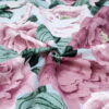 Tkanina obiciowa welur Peony pink - obrazek 7
