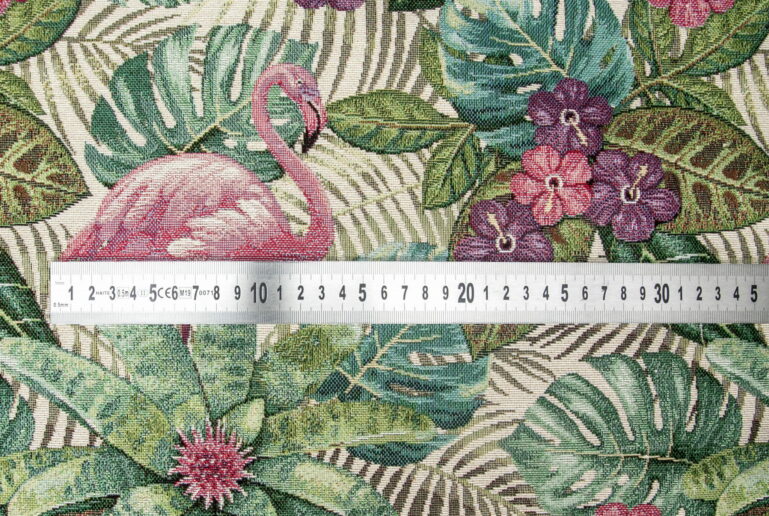 Tkanina obiciowa Unica Flamingo flowers 140 - obrazek 6
