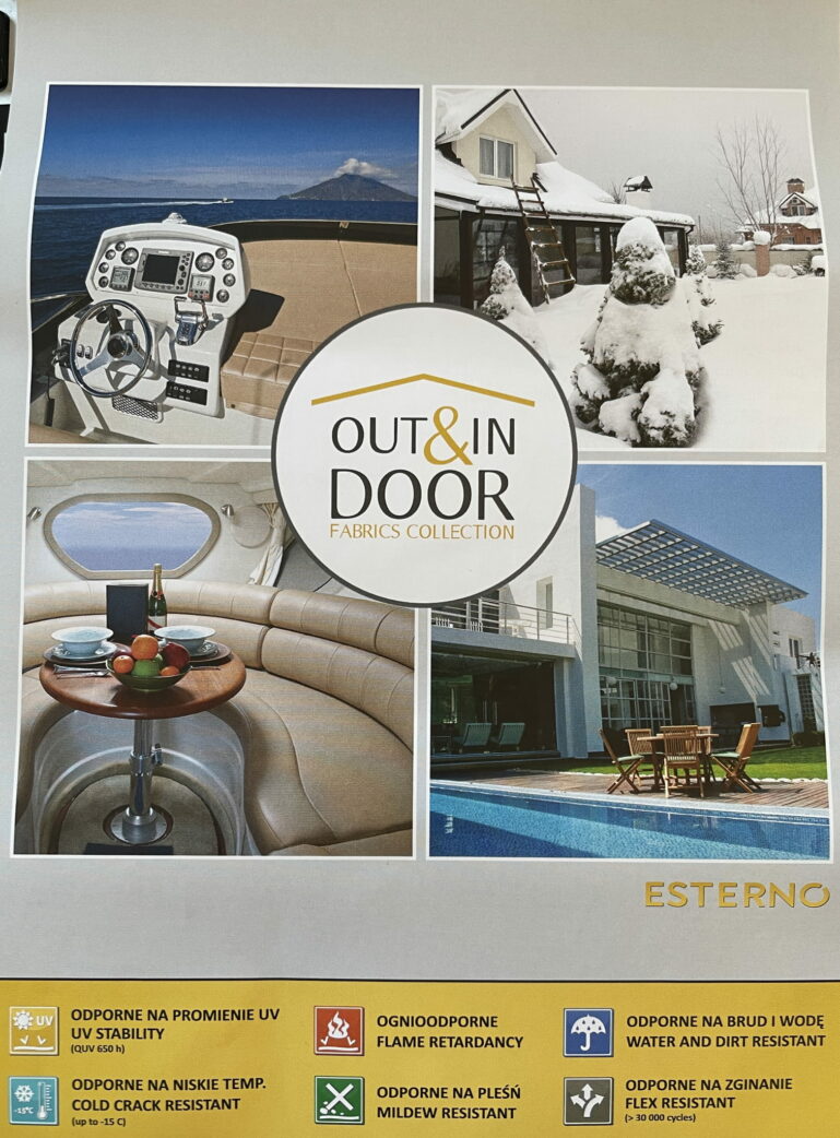 Wodoodporny materiał Esterno 08 premium qUV błękit - obrazek 6
