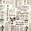 Tkanina obiciowa Mikrofaza Newspaper Gazeta - obrazek 5