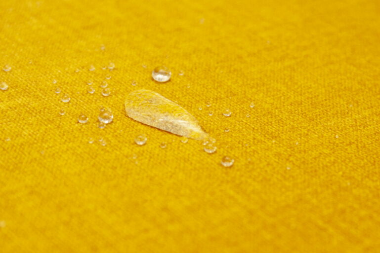 Tkanina obiciowa Fancy 48  żółty WATER REPELLENT - obrazek 5