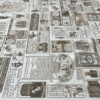 Tkanina obiciowa policotton Vintage Newspaper - obrazek 6