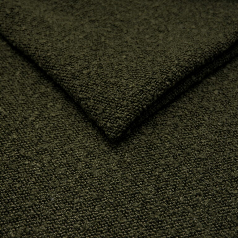 Tkanina obiciowa na meble najmocniejsza bukla Pecora olive green (bouclé ) - obrazek 3