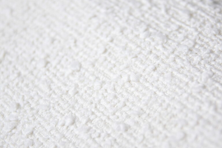 Tkanina obiciowa premium bukla Tessa white (bouclé ) - obrazek 2