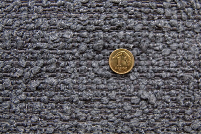 Tkanina obiciowa bukla premium Alba pewter 01 - obrazek 5