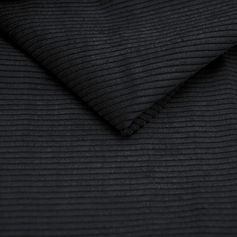 Tkanina obiciowa sztruks Corduroy black