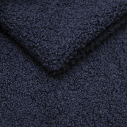 Tkanina obiciowa gruba bukla Lamm 09 navy blue