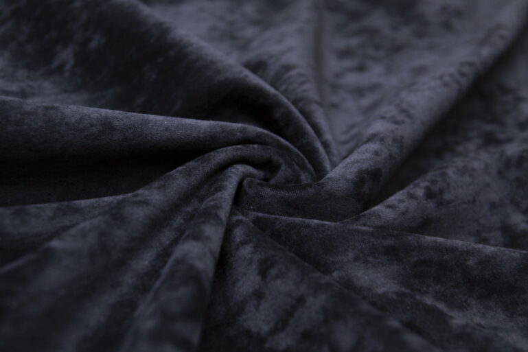 Tkanina obiciowa Cozy Velvet black - obrazek 2