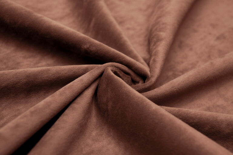 Tkanina obiciowa Cozy Velvet nutmeg - obrazek 2