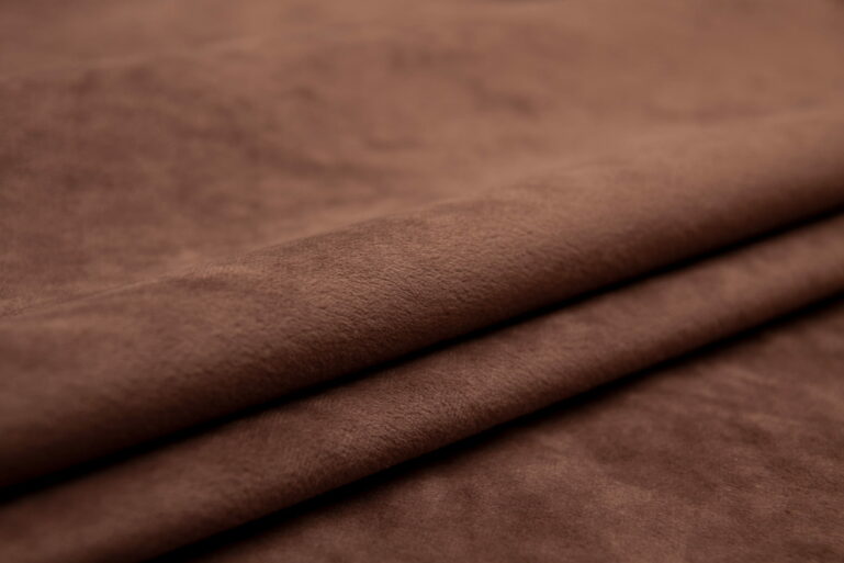 Tkanina obiciowa Cozy Velvet nutmeg - obrazek 3