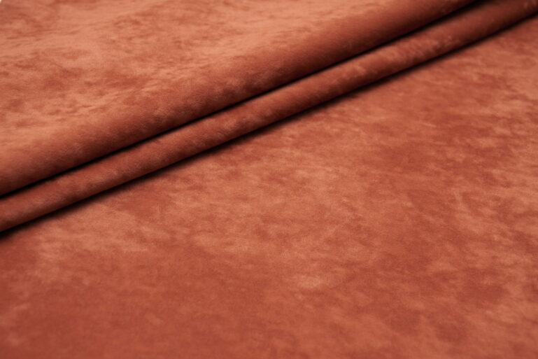 Tkanina obiciowa Cozy Velvet cinnamon - obrazek 2