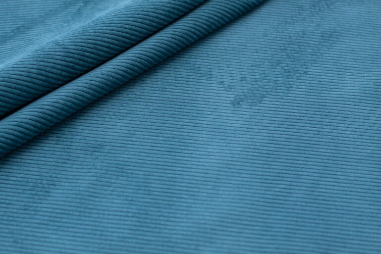Tkanina obiciowa sztruks Corduroy navy - obrazek 3