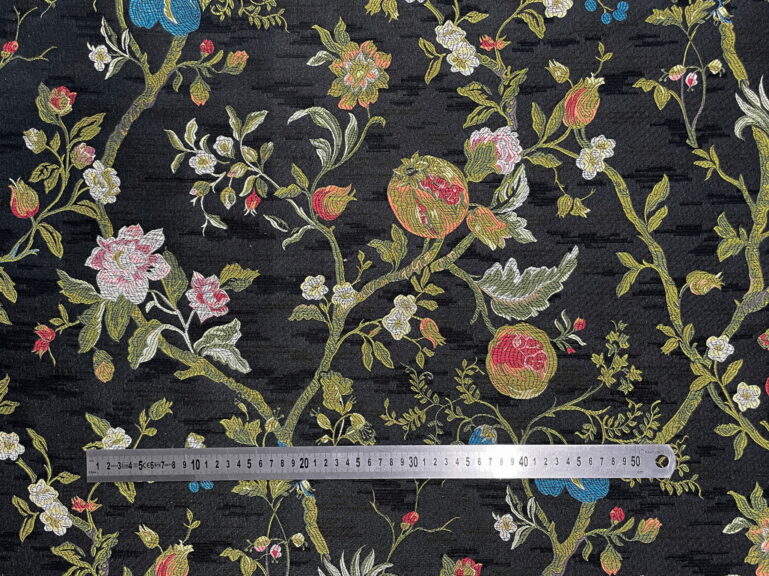 Tkanina obiciowa Haryk / Plum czarny (black) - obrazek 6