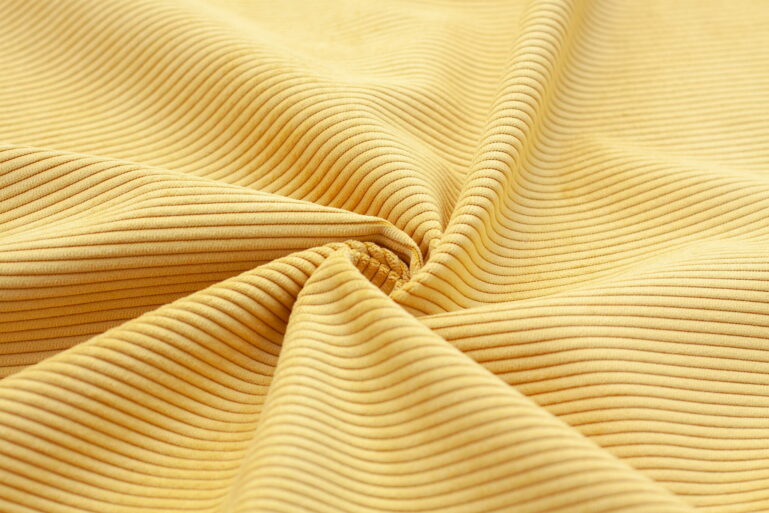 Tkanina obiciowa sztruks Corduroy yellow - obrazek 4
