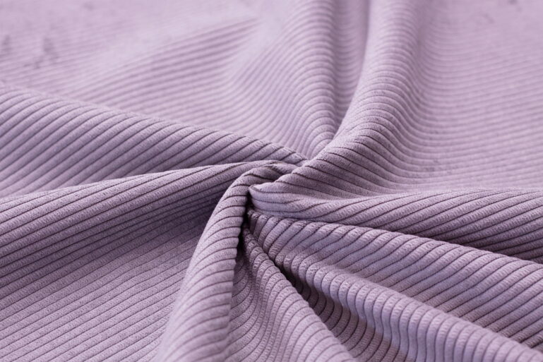 Tkanina obiciowa sztruks Corduroy lavanda - obrazek 3