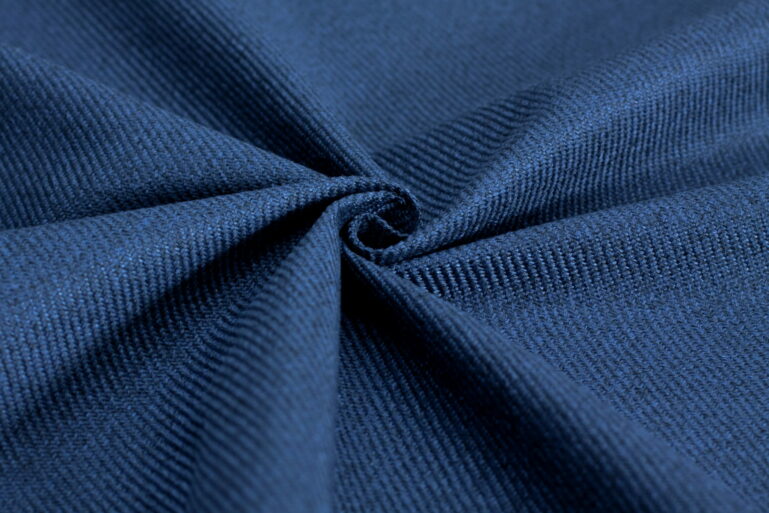 Tkanina obiciowa na meble William deep blue - obrazek 4