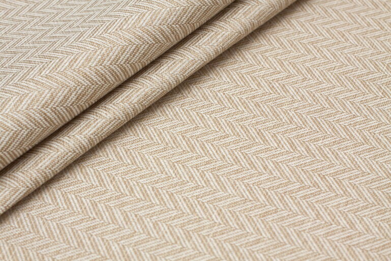 Tkanina obiciowa na meble Henry (jodełka) beige - obrazek 2