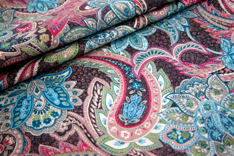 Tkanina obiciowa Alvaro paisley pink - obrazek 5