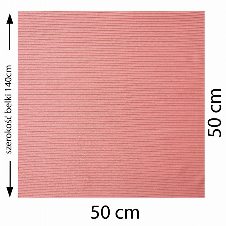Tkanina obiciowa sztruks Corduroy coral - obrazek 4