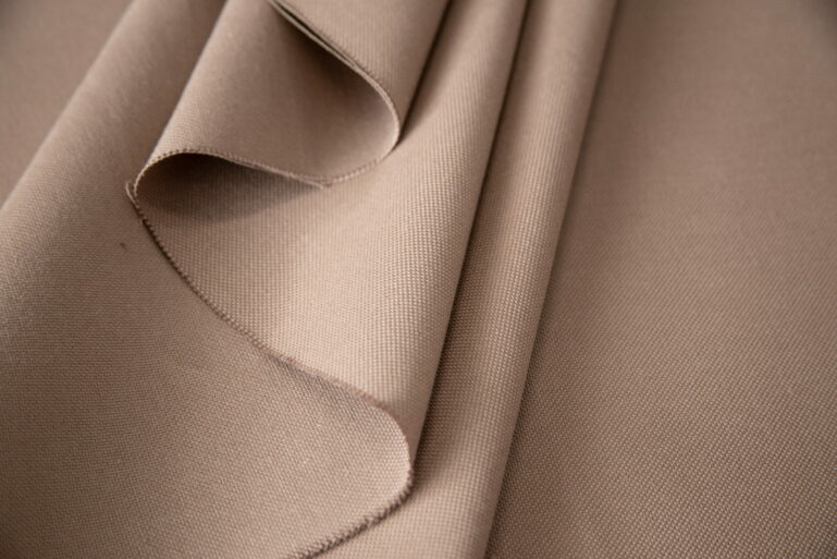 Bawełniana tkanina obiciowa Nature line Pure taupe - obrazek 4