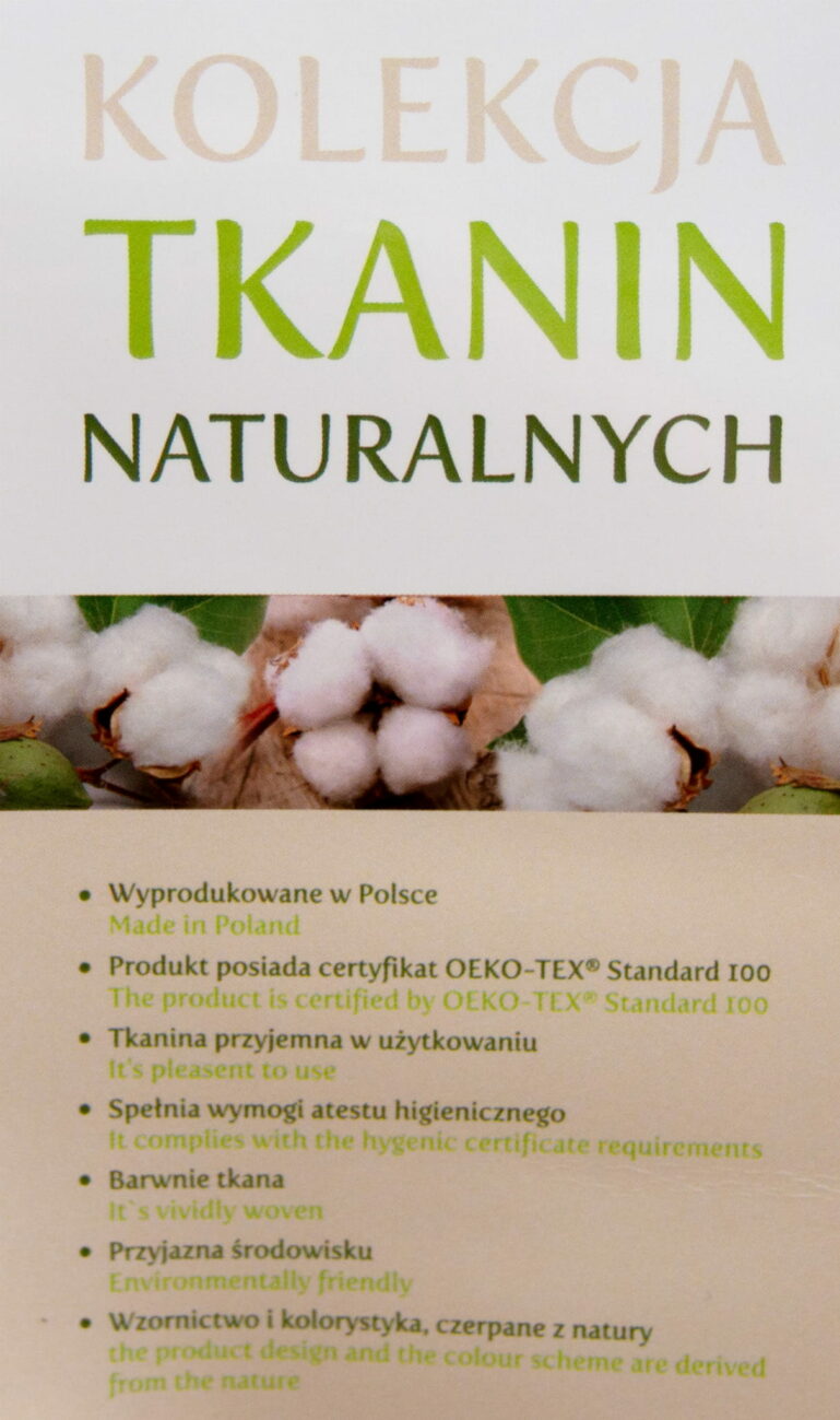 Bawełniana  tkanina obiciowa Nature line Pure chocolate - obrazek 5