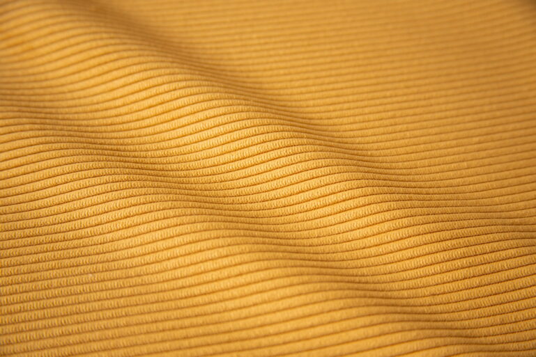 Tkanina obiciowa sztruks Corduroy mostaza - obrazek 3