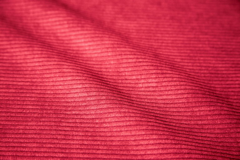 Tkanina obiciowa sztruks Corduroy red - obrazek 5