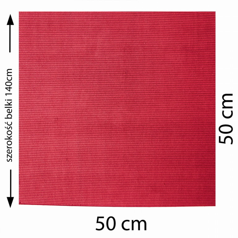 Tkanina obiciowa sztruks Corduroy red - obrazek 3